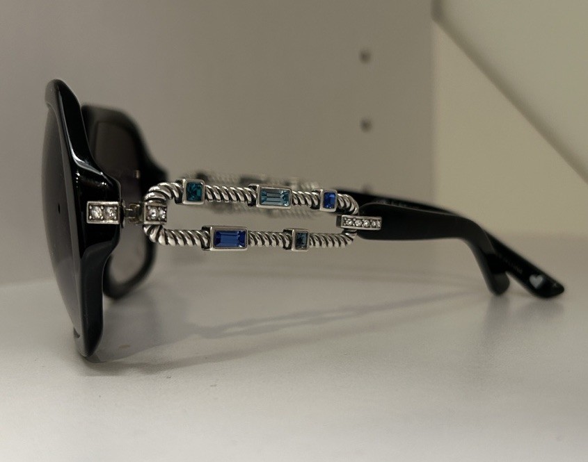 Brighton Handmade Sunglasses Hexagonal Frames Wit… - image 5