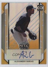 2021 Leaf Metal Draft Gold Rainbow 1/1 Alexander Vargas #BA-AV1 Auto 1b8