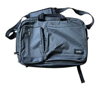 Solo New York Duane Hybrid Briefcase Backpack for 15.6" Laptop Gray NWT