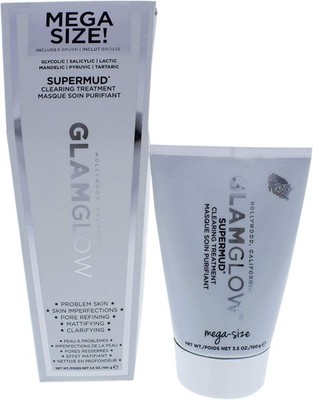 Glamglow Supermud Clearing Treatment 50g Deep Cleansing Pore Mask 100g