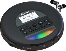KLIM Nomad - New - Portable CD Player Walkman with Long-Lasting Battery Gold