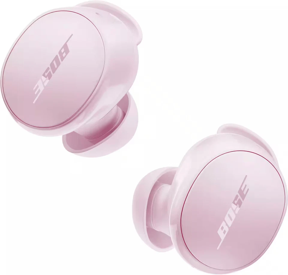 Bose - QuietComfort True Wireless Noise Cancelling In-Ear Earbuds - Petal Pink