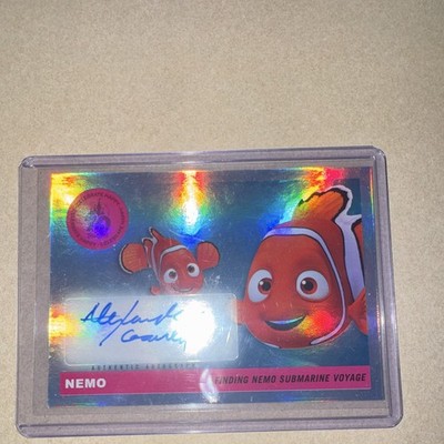 Topps Disney Pixar Finding Nemo Nemo 2007 Authentic Autograph #1 Gould