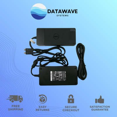 Dell Docking Station Dual USB-C WD19DC  with 240W Power Supply Tested
