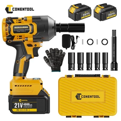 CONENTOOL Akku-Schlagschrauber 21V Bürstenlos für tägliche Reparaturarbeiten NEU