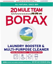 20 Mule Team Natural Detergent Laundry Booster & Multi-Purpose Cleaner 65oz 0.20 per gallon