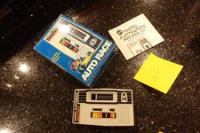 Vintage Mattel Auto Race Handheld Electronic  Video Game A14 2 Game Is Mint
