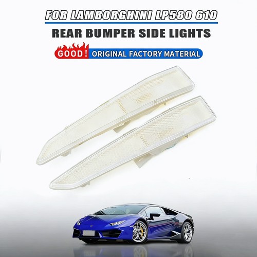 1 pair Rear bumper side lights For LAMBORGHINI HURACAN PN: 4T0853251A 4T0853252A