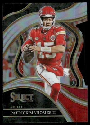 2023 Select Patrick Mahomes II Black Red Prizm Die Cut #226 Kansas City Chiefs