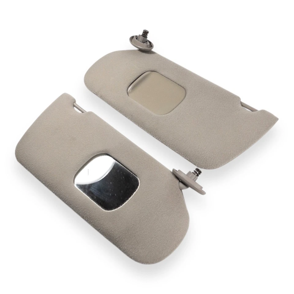 Juego de pares de parasoles laterales para conductor y pasajero Dodge Neon 2000-2005 tela beige Foto 2 de 4