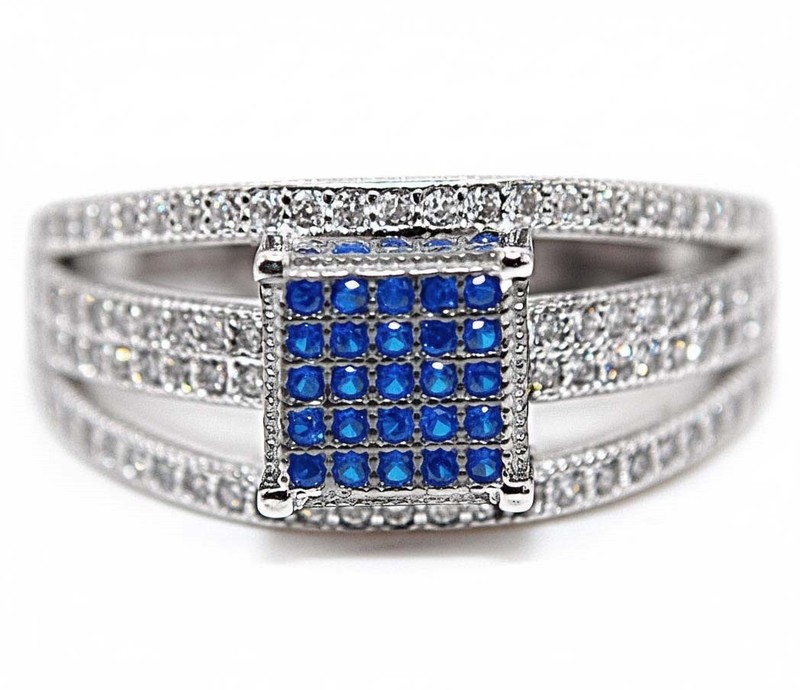 3CT Heat Treated Kyanite 925 Sterling Silver Ring Jewelry Sz 7