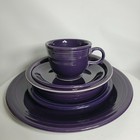 Fiesta Homer Laughlin China 5 Pc Place Setting Plum Purple Fiestaware, Use Shows