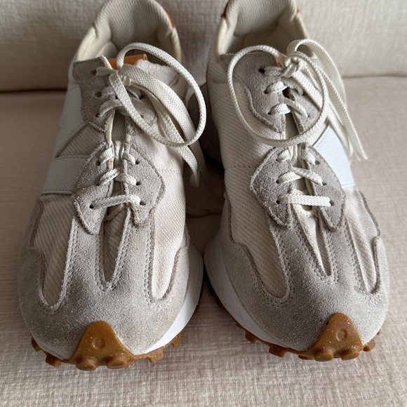 New Balance 327 Leather Sneakers Shoes Size 8 Rust/Sand thumbnail 8