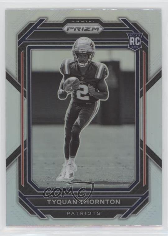2022 Panini Prizm Rookie Variation Silver Prizm Tyquan Thornton #328 d1r