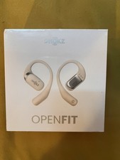 NEW Shokz OpenFit Open-Ear Bluetooth Wireless Earbuds - Beige - in Sealed Box