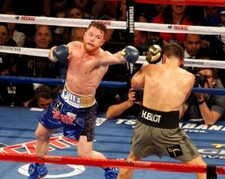 CANELO ALVAREZ vs GENNADY GOLOVKIN 8X10 PHOTO BOXING PICTURE