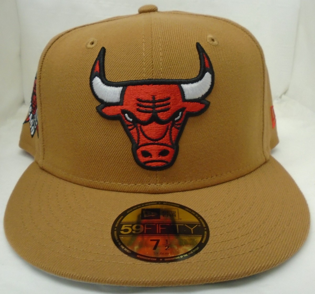 Chicago Bulls Men's New Era 59FIFTY 7 1/2 Fitted Cap Hat | eBay
