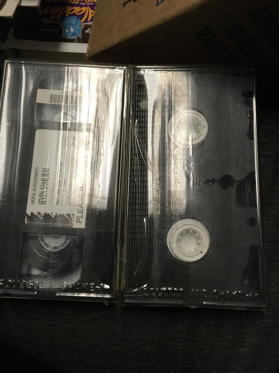 Seven Samurai VHS, 1992, 2-Tape Set Akira Kurosawa Full Lenghth