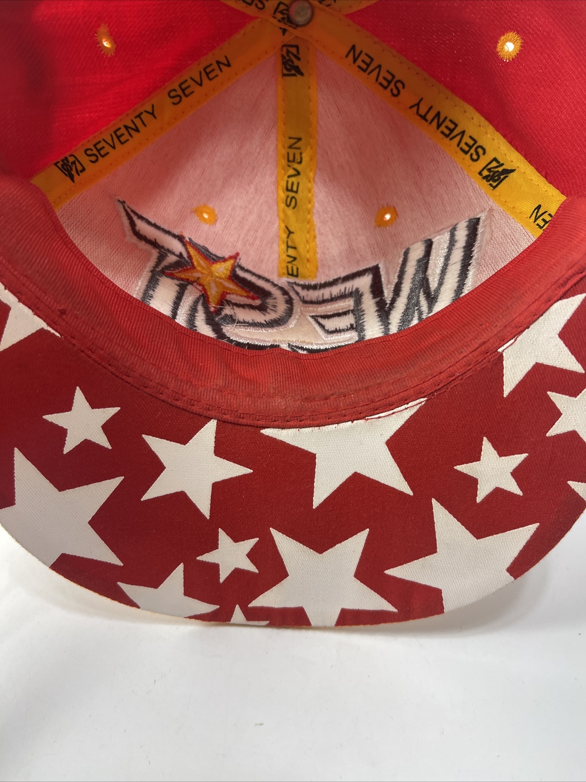vintage seventy seven collectors edition west hat cap red stars USA SnapBack