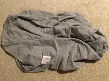 BURT  S BEES BABY Grey Changing Pad Cover. Stretches To 30  x 20  Pad. Excel Cond