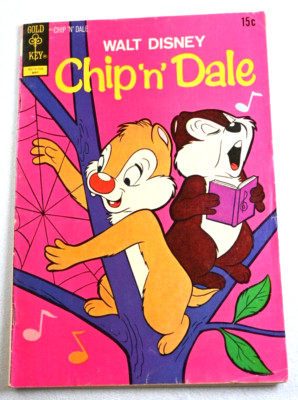 Walt Disney CHIP N' DALE 1972 Vintage Gold Key COMIC BOOK #15 May
