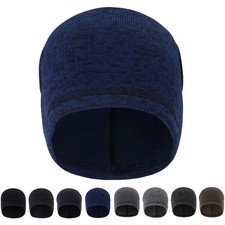 Winter Beanie Skull Cap Windproof Running Helmet Fleece Liner Hat for Men Women