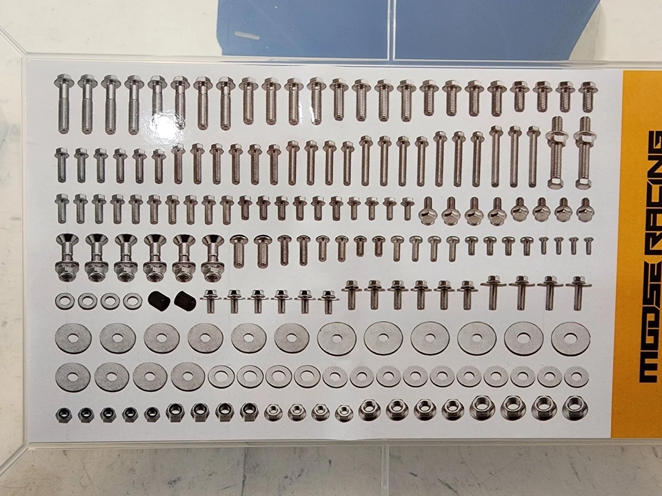 Kit de pernos métricos Moose Racing 2401-1567 para motos de cross modelo 2000-2022 Foto 3 de 4