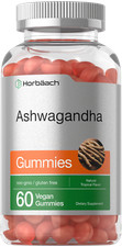 Ashwagandha Gummies  60 Count  Vegan, Non-GMO  Tropical Flavor  by Horbaach