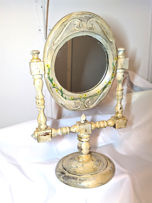 vintage dresser with oval mirror Antique Solid Tiger Oak Princess Tilt Beveled 31.75h79.25h34w19d Shipping is Not Free and everyday belongings find a beautiful home Vintage Keepsake Pulaski Furniture 7-Drawer