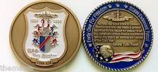 NAVY USS VON STEUBEN SSBN-632 SUBMARINE 1.75" MADE IN USA CHALLENGE COIN