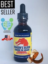 Sangre De Drago 2oz Dragon's Blood Liquid Tree Sap Drops Wound Healing Support 