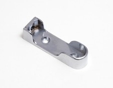 2 X Chrome Plated CP Female Top Sockets Oval 65mm L For 16mm Dia. Rods | Onestop