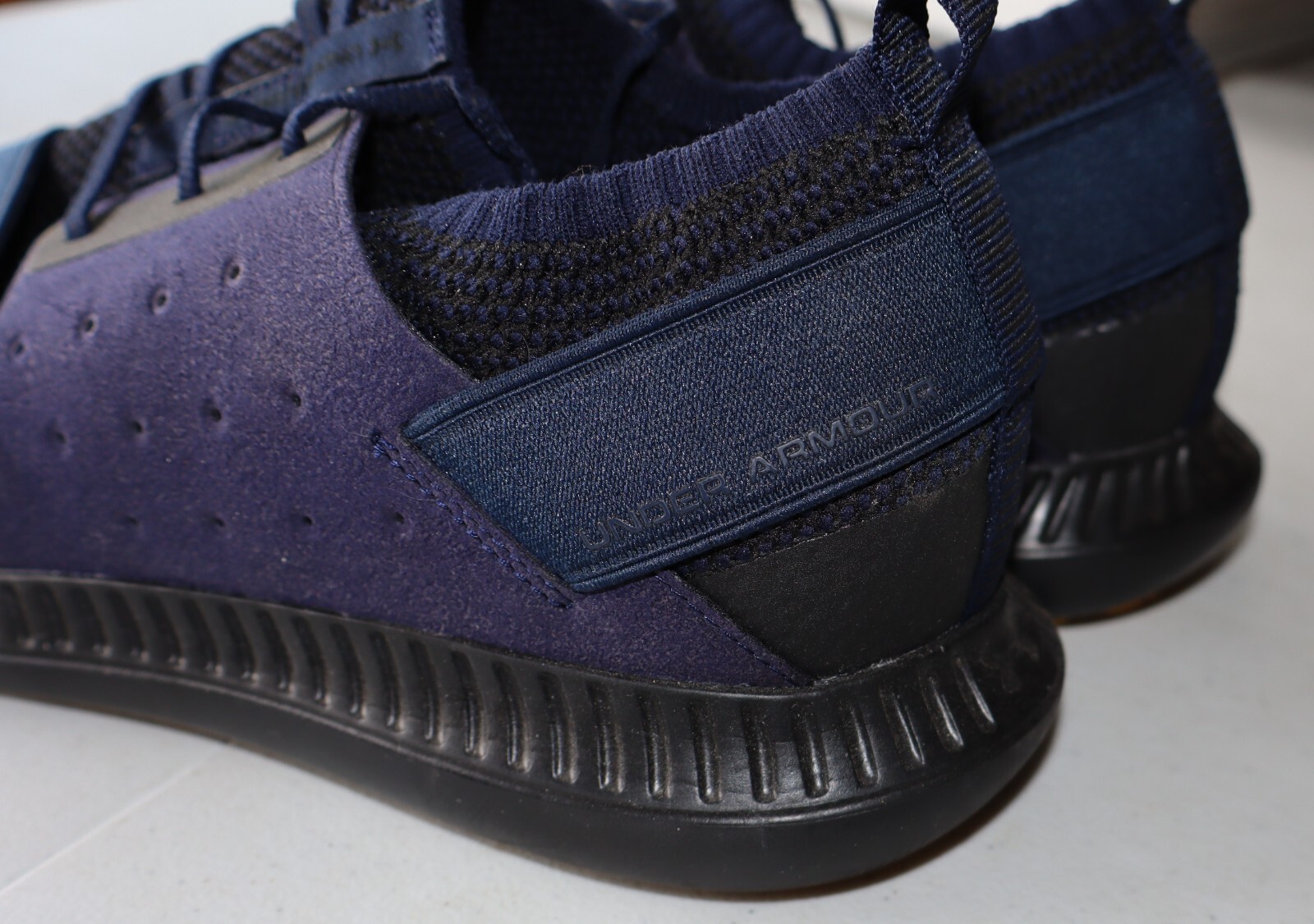 Under Armour Threadborne Shift Heathered Blue Sho… - image 3