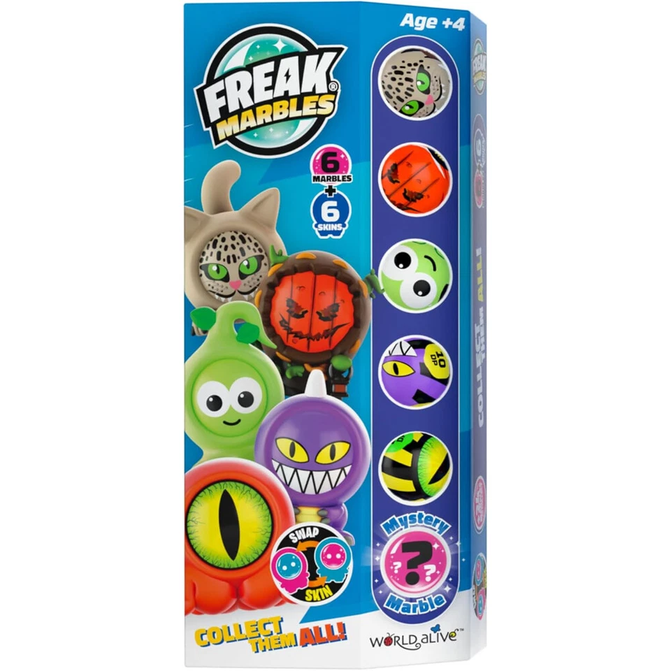 Freak Marbles Totem Box Assorted NEW