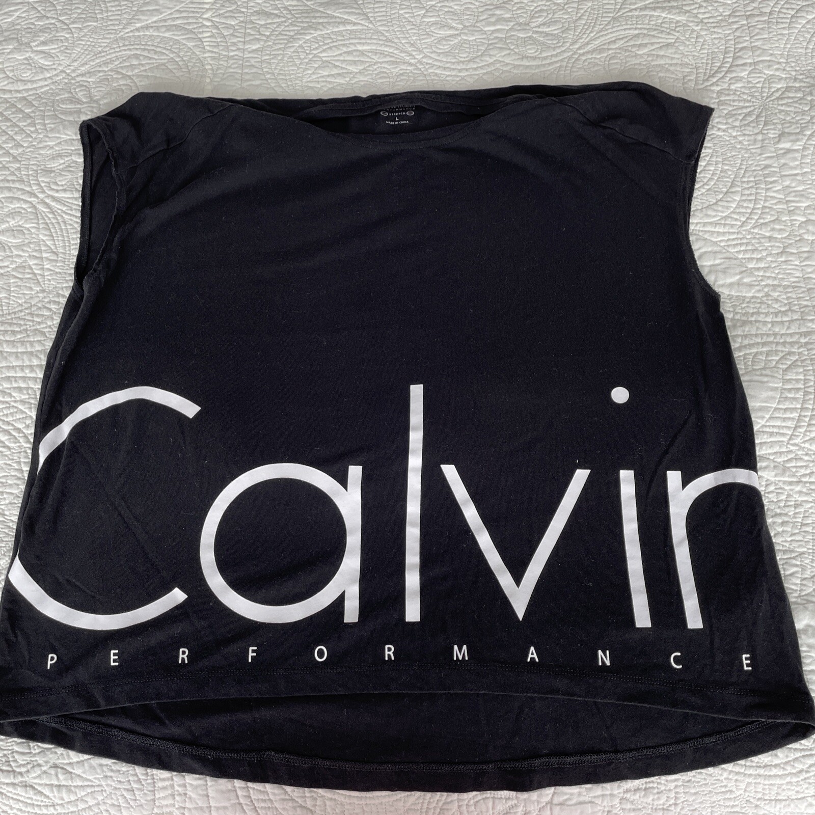 Calvin Klein Performance Stretch Large Black Shirt - image 4