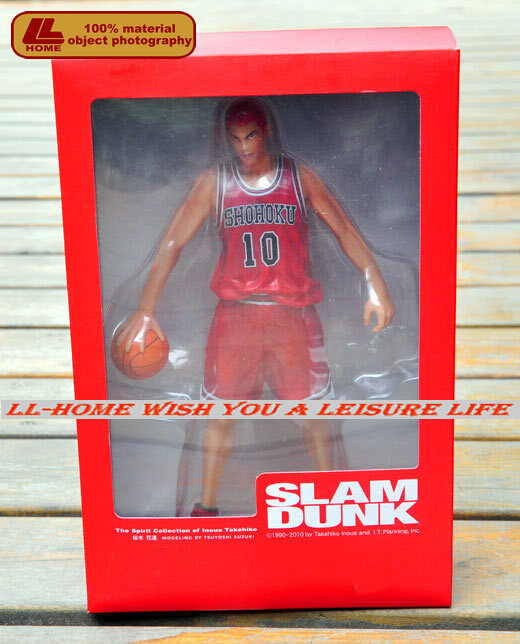 SHOHOKU 10 バスケットボールフィギュア Anime Slam Dunk Shohoku # 10 Sakuragi Hanamichi 10