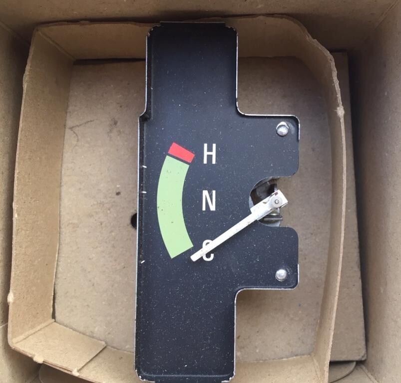 Indicateur de température d'origine NOS pour tableau de bord Volvo 240 et 260 de 1979