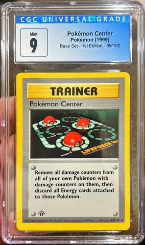 Pokémon Center (1st Edition) graded CGC 9 for sale on eBay