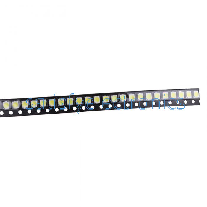 Aftertech® 10 LED BIANCHI SMD3528 1210 SMD 3528 PLCC2 SFUSI SMT BIANCO WHITE A1C22