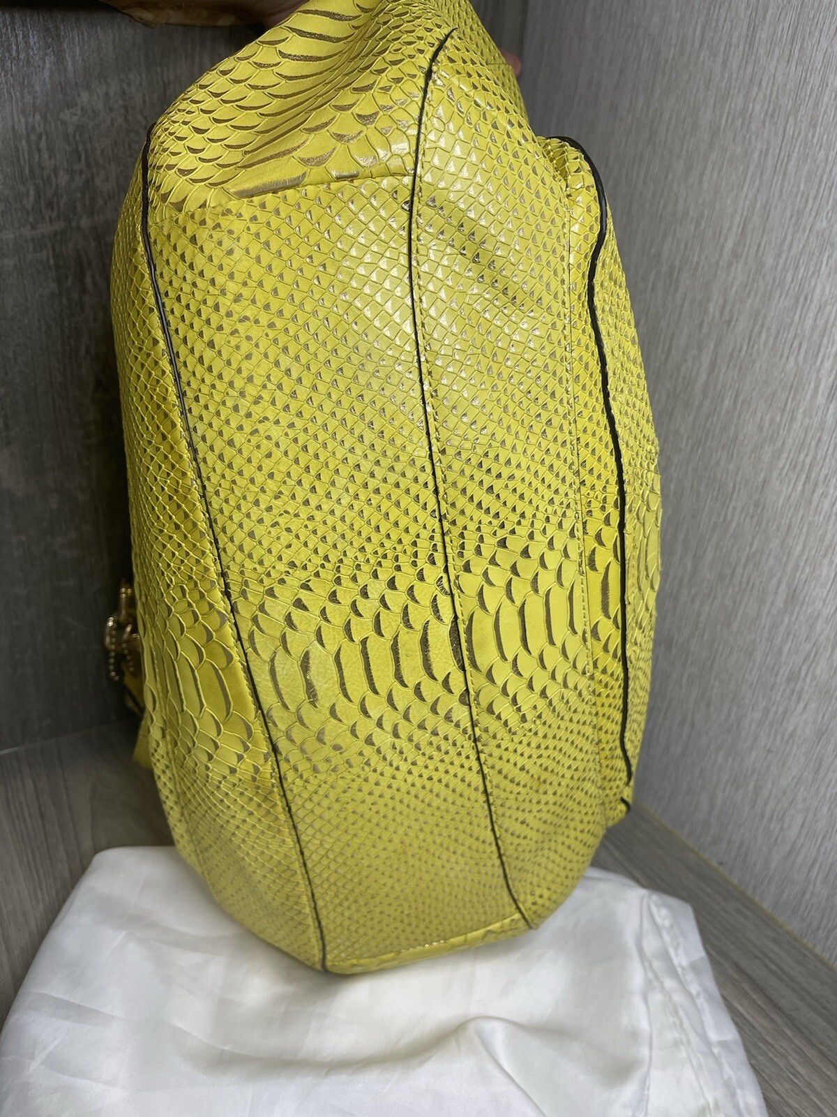 Coach ~ Abby Pinnacle Python Leather Crossbody Sa… - image 8