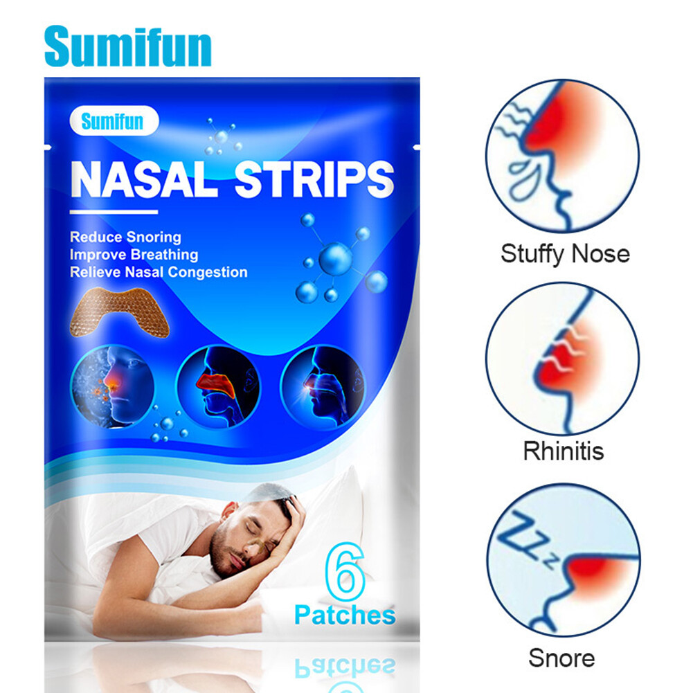 Anti Snoring Nasal Strip for Relief Nasal Congestion Allergic Rhinitis Sinusitis eBay