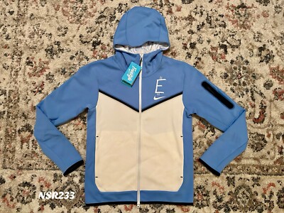 NIKE TECH FLEECE DOERNBECHER EMERSON'S BLUE WHITE HOODIE FD9668