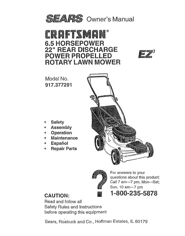 Craftsman 6.5 hp lawn mower parts hot sale