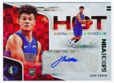 2020-21 Hoops Josh Green Hot Signatures T-Mall Green Auto Rc #HR-JGR