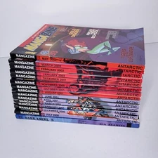 Mangazine Lot Of 15 Books Vintage Anime Gold Digger Girls Ninja HS Antarctic