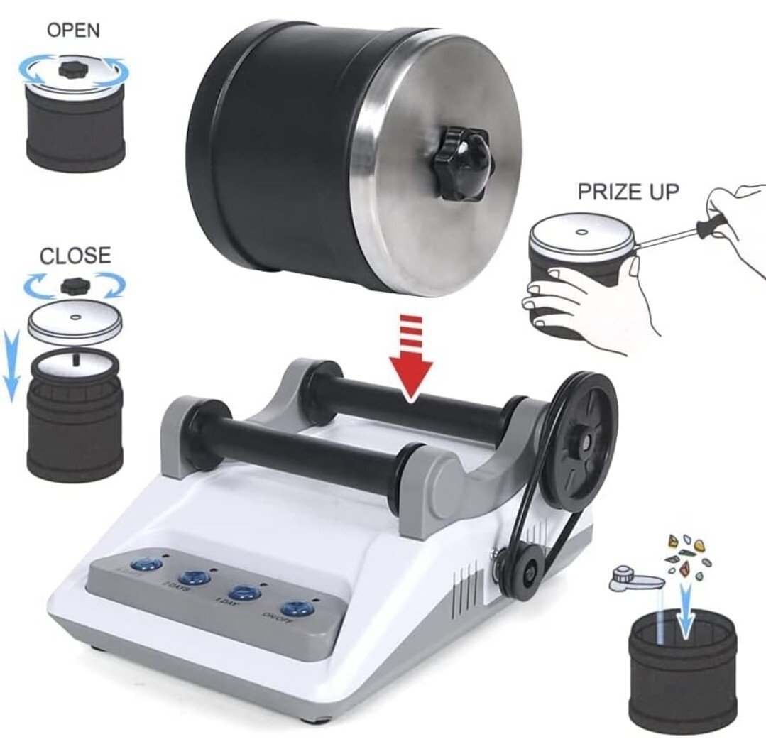 Hobby Rock Tumbler Kit Rock Polisher Starter kit for Kids & Adult eBay