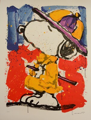 Tom Everhart ''Prada Puss''  ''SNOOPY, PEANUTS''  Lithograph S/N  w/COA...Last One!