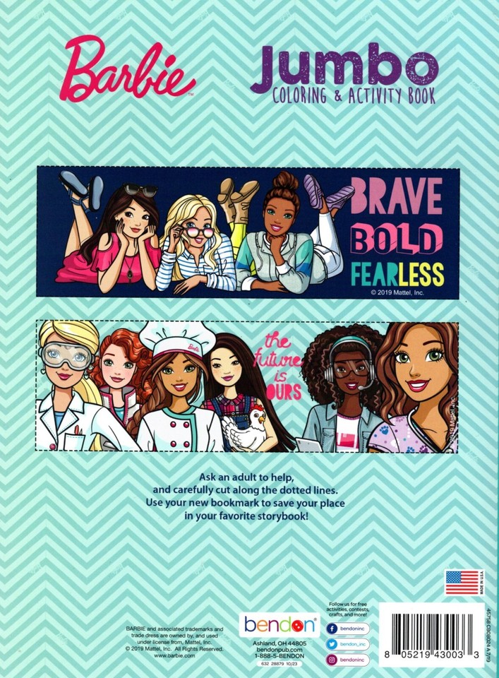 Barbie - Jumbo Coloring & Activity Book (Set of 2 Books) | eBay