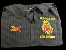 Toalla de golf Arizona State Sun Devils (2 lados) / 8 pulgadas x 16 pulgadas (30 k puntadas)