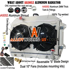 3 Row Radiator Shroud Fan Relay For 1970-1975 71 72 73 74 Datsun 240z 260z 2.6L